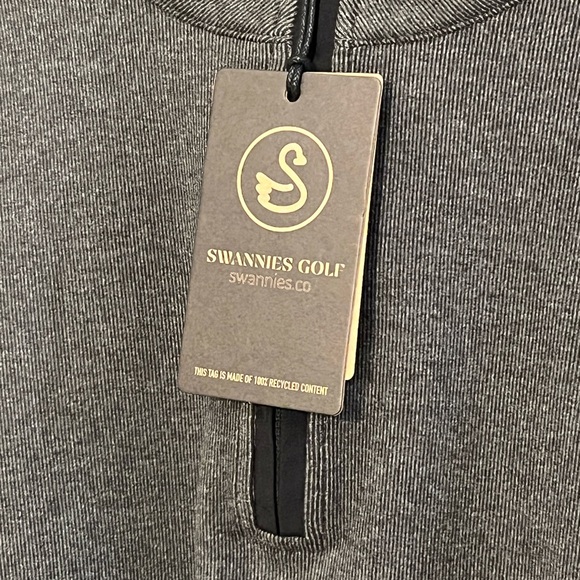 NWT Swannies Golf Charcoal 1/4 Zip Men’s Size XL Long Sleeve Emery !!EUC!! (A) - Picture 4 of 10